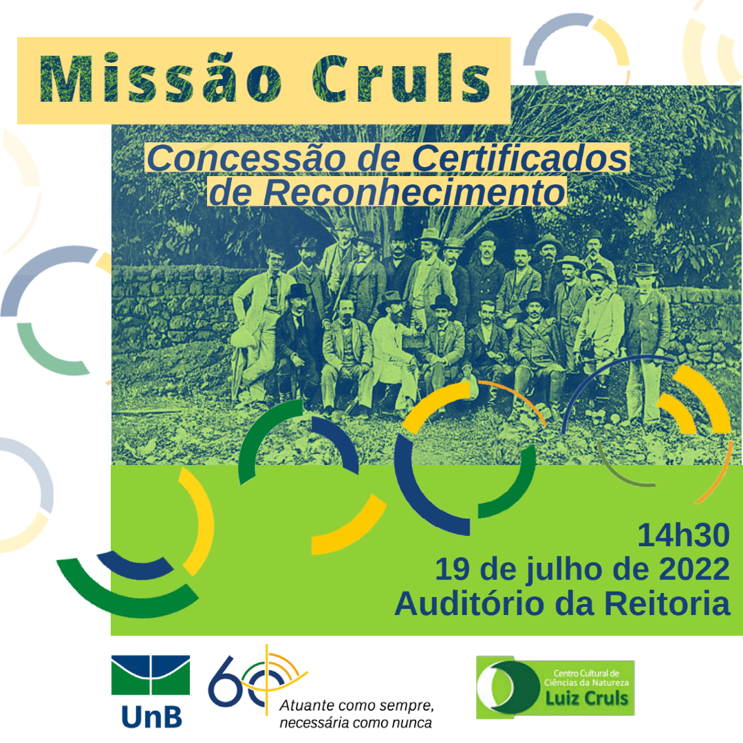 Concessão de Certificados de Reconhecimento à Missão Cruls